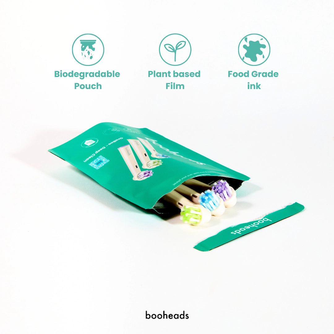 Booheads- Electric Toothbrush Heads Compatible with Oral-B