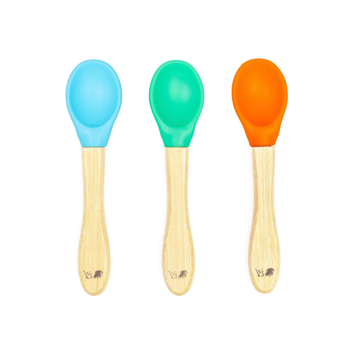 Wild & Stone Baby Bamboo Weaning Spoons - Set of 3