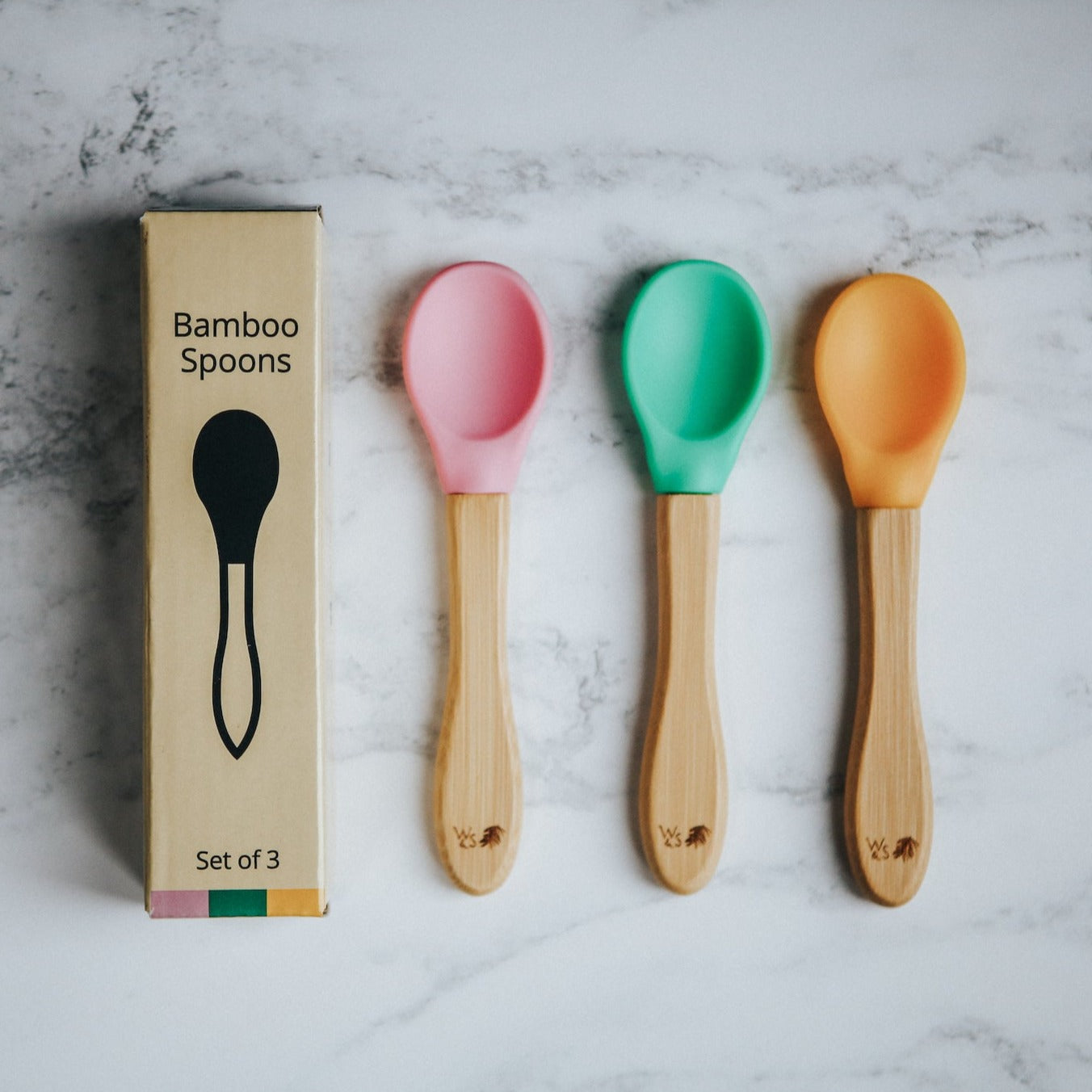 Bamboo weaning spoons