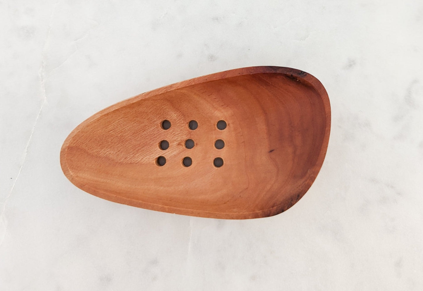 Wooden soap dish