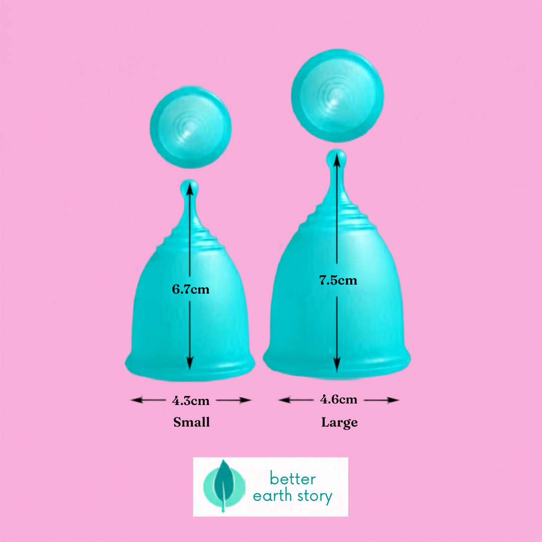 Menstrual Cup Set (Small & Large) – Reusable Period Cup