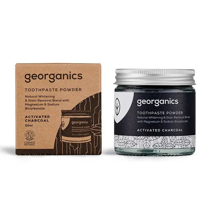 Georganics Mineral Charcoal Toothpaste Powder 60ml