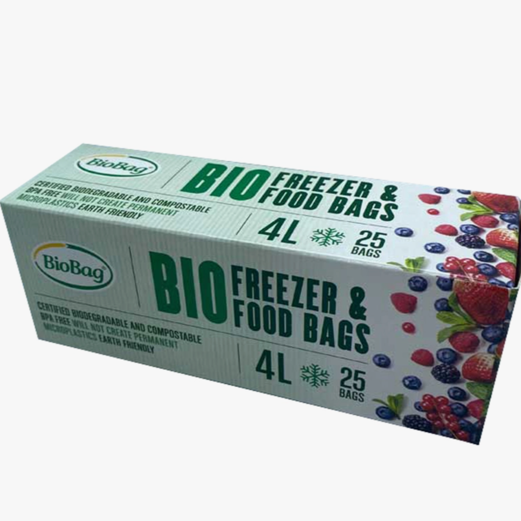 Eco Green Living Food & Freezer Bags - 4l, 25 bags