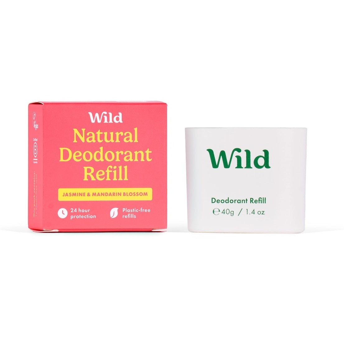 Wild Deodorant Refill - Jasmine & Mandarin Blossom