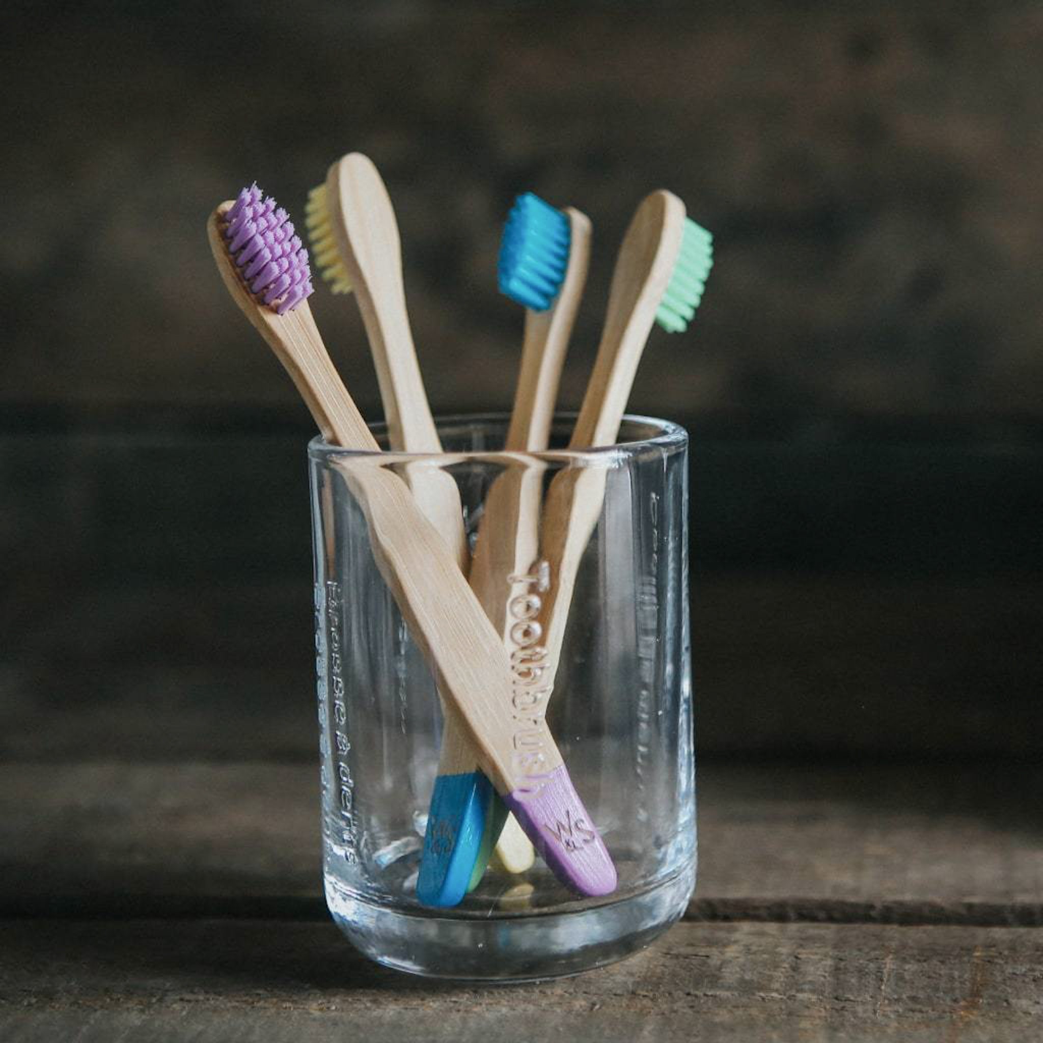 Toothbrush. Shop Wild & Stone Children’s Bamboo Toothbrushes - 4 Pack - Multi-Colour ...