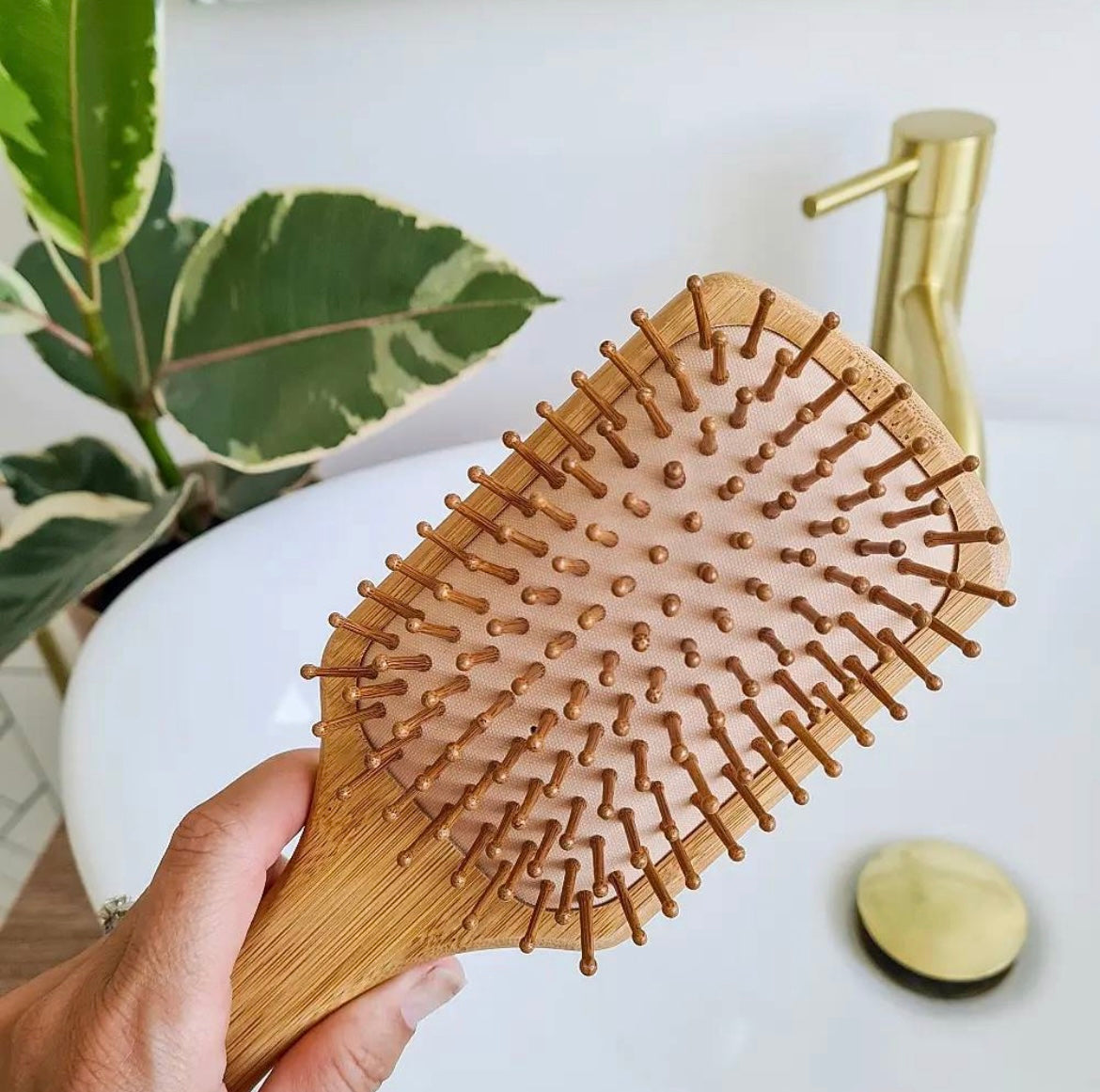 Midz Bamboo Paddle Hairbrush